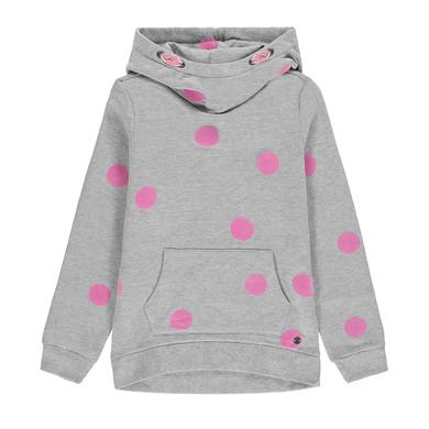 Bluza dziewczęca z kapturem, szara, Tom Tailor