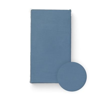 Bocioland, prześcieradło, jersey, ciemnoniebieskie, 60-120 cm