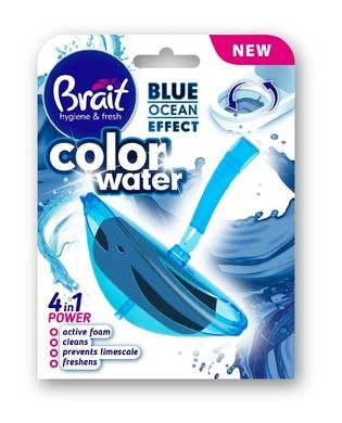 Brait, Hygiene & fresh, kostka toaletowa do wc 4in1, blue ocean effect, 40g