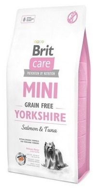 Brit Care, Mini Grain Free, Yorkshire, Salmon&Tuna, karma sucha dla psa, 2 kg
