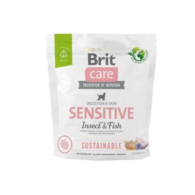 Brit Care, Sustainable, Sensitive, Fish & Insect, sucha karma dla psa, 1 kg