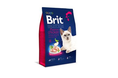 Brit, Dry Premium, Sterilized, karma sucha dla kota, kurczak, 1,5 kg