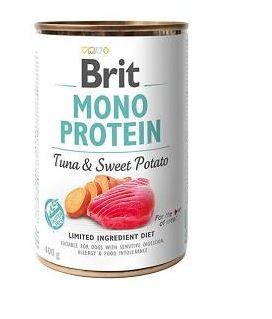 Brit, Mono Protein, karma mokra dla psa, tuńczyk z batatem, 400 g