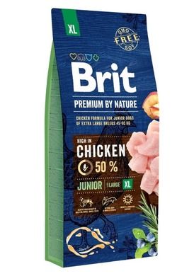 Brit, Premium by Nature, Junior Extra Large, karma sucha dla psa, 15 kg