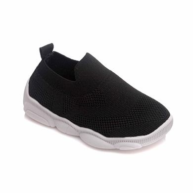 Buty sportowe dziecięce, czarne, skórzana wkładka, Weestep