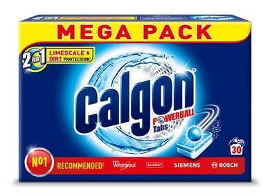 Calgon, Powerball Tabs, tabletki do prania zmiękczające wodę, 30 szt.