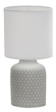 Candellux Lighting, Iner, 1-40W, E14, szary, lampa stołowa