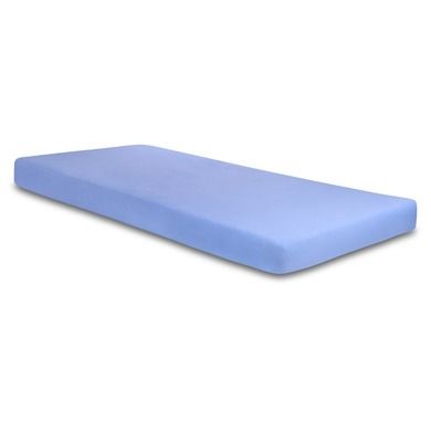Carbotex, prześcieradło jersey z gumką, niebieskie, 160-200 cm