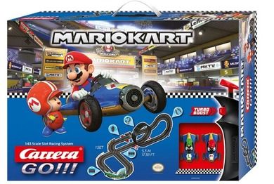 Carrera GO!!! Super Mario, tor wyścigowy z pojazdami, 5,3 m