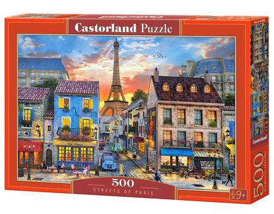 Castorland, Streets of Paris, puzzle, 500 elementów