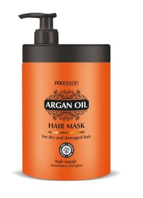 Chantal, Prosalon, Argan Oil, Hair Mask, maska do włosów z olejkiem arganowym, 1000 g