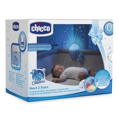 Chicco, Next2Stars, projektor na łóżeczko, niebieski