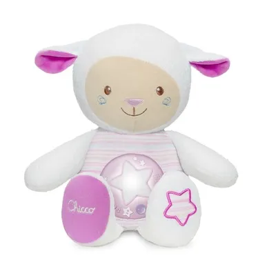 Chicco, Owieczka z projektorem, zabawka niemowlęca, różowa