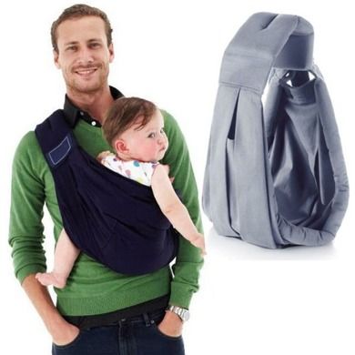 Chusta ergonomiczna do noszenia dziecka, szara