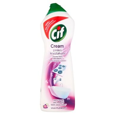 Cif, Lila Flowers Cream, mleczko do czyszczenia z mikro kryształkami, 780g