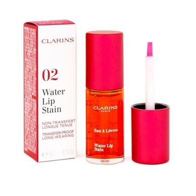 Clarins, Water lip stain, koloryzująca woda do ust, 02 water orange, 7 ml