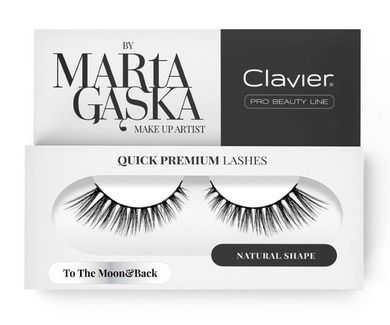 Clavier, Quick Premium Lashes, rzęsy na pasku, To The Moon & Back, 801