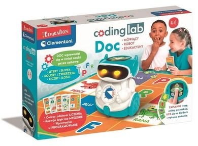 Clementoni, Edukacyjny Robot DOC, zabawka interaktywna