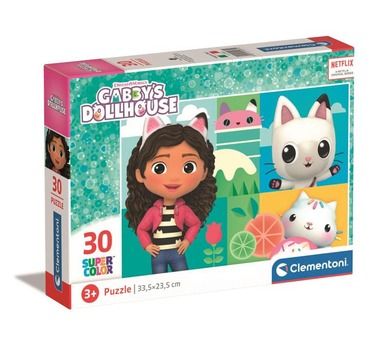 Clementoni, Gabby's dollhouse, puzzle, 30 elementów