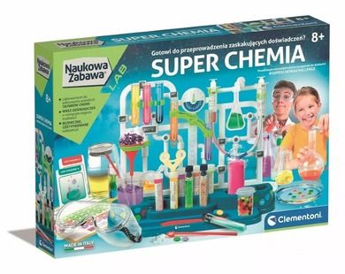 Clementoni, Naukowa Zabawa, Super chemia, zestaw edukacyjny