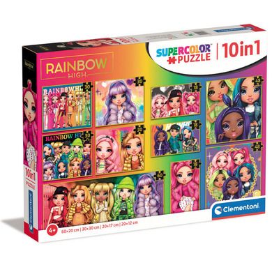 Clementoni, Rainbow High, puzzle, 10w1