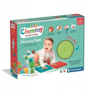 Clementoni, Soft Clemmy, ścieżka sensoryczna, zabawka edukacyjna