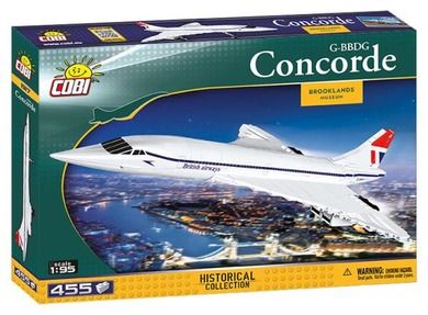 Cobi, Action Town, Concorde G-BBDG, klocki, 455 elementów