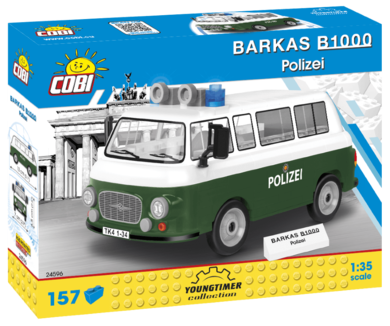 Cobi, Barkas B1000 Polizei, 1:35, 215 klocków