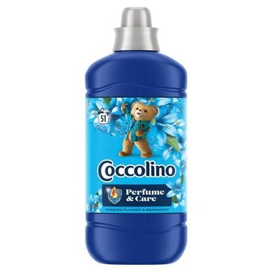 Coccolino, Perfume & Care, płyn do płukania tkanin, passion flower&bergamot, 1275 ml, 51 prań