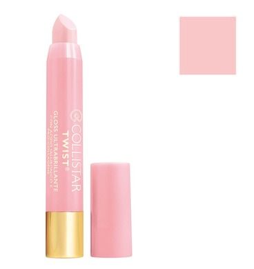 Collistar, Twist Ultra Shiny Gloss With Hyaluronic Acid, Błyszczyk z kwasem hialuronowym, nr 201 Perla Transparente, 5,5 ml