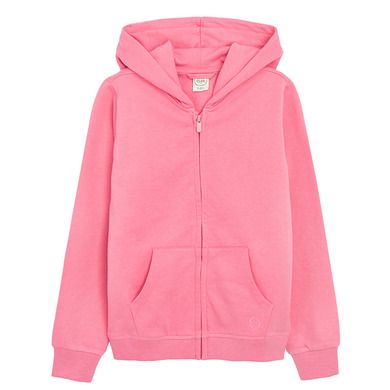 Cool Club, Bluza dziewczęca z kapturem, rozpinana, różowa
