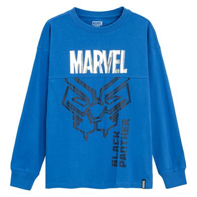 Cool Club, Bluzka chłopięca z długim rękawem, niebieska, Marvel Super Heroes