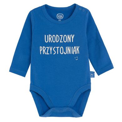 Cool Club, Body chłopięce z długim rękawem, niebieskie
