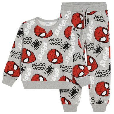Cool Club, Dres chłopięcy, szary melanż, Spider-Man