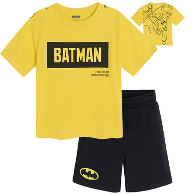 Cool Club, Komplet chłopięcy, T-shirt, Szorty, mix, Batman