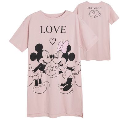 Cool Club, Koszula nocna dziewczęca z krótkim rękawem, różowa, Disney