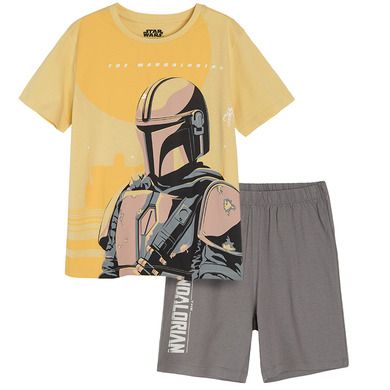 Cool Club, Piżama chłopięca, żółto-szara, Star Wars