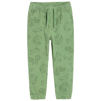 Cool Club, Spodnie materiałowe chłopięce, zielone
