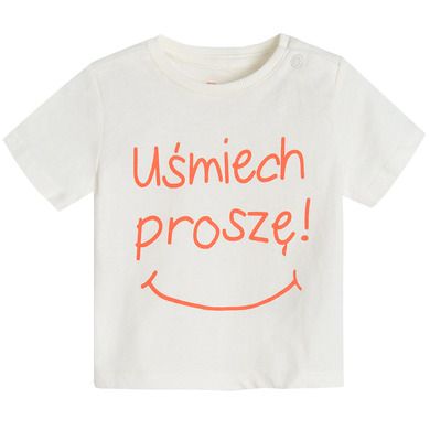 Cool Club, T-shirt chłopięcy, biały