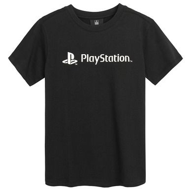 Cool Club, T-shirt chłopięcy, czarny, Playstation