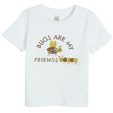 Cool Club, T-shirt chłopięcy, ecru