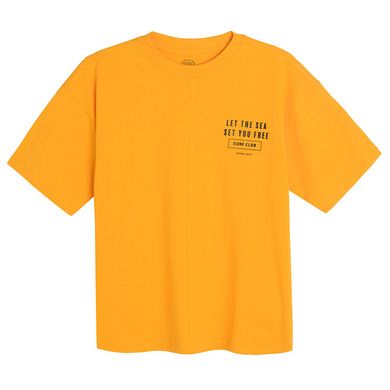 Cool Club, T-shirt chłopięcy, pomarańczowy