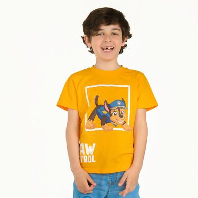 Cool Club, T-shirt chłopięcy, pomarańczowy, Psi Patrol