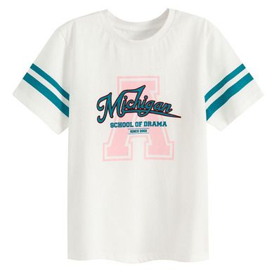 Cool Club, T-shirt dziewczęcy, biały
