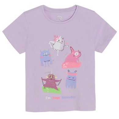 Cool Club, T-shirt dziewczęcy, fioletowy
