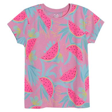 Cool Club, T-shirt dziewczęcy, różowy