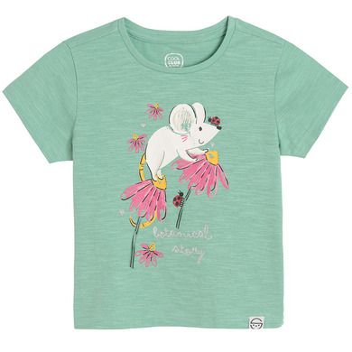 Cool Club, T-shirt dziewczęcy, zielony