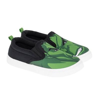 Cool Club, Trampki slip on chłopięce, czarne, Hulk, The Avengers