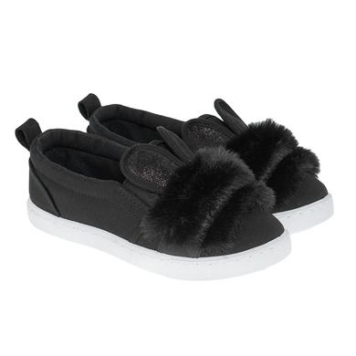 Cool Club, Trampki slip on dziewczęce, czarne