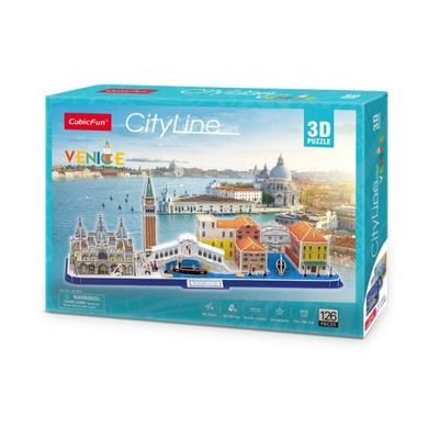Cubic Fun, City Line Wenecja, puzzle 3D